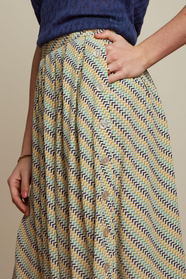 Arianne Pleat Skirt Wylie