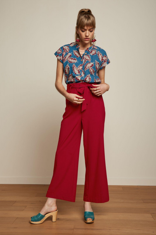 Neva Cropped Pants Timba - Cherry Red - King Louie
