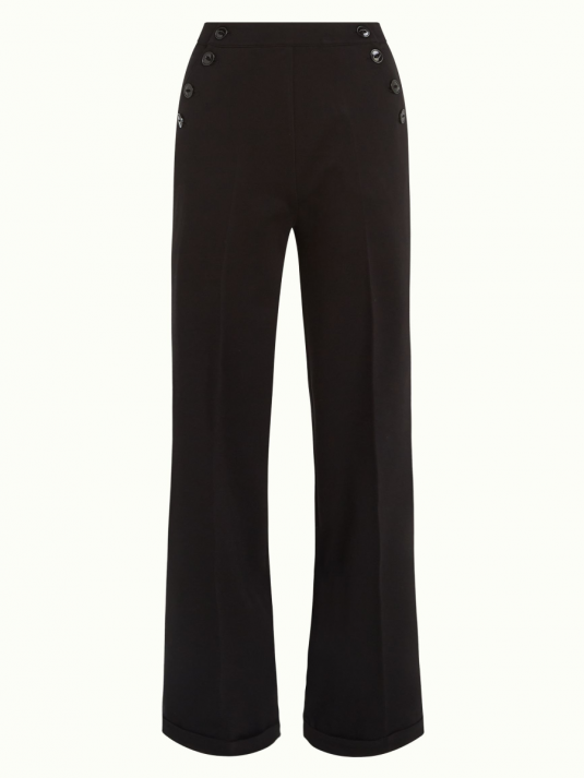 Black high waisted sailor clearance pants